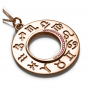 18CT ROSE GOLD ZODIAC PENDANT - PINK SAPPHIRE - ZODIAC PENDANT PINK SAPPHIRE ROSE GOLD | Heming Diamond Jewellers | London