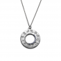 18CT WHITE GOLD ZODIAC PENDANT - BLUE SAPPHIRE - ZODIAC PENDANT BLUE SAPPHIRE WHITE GOLD | Heming Diamond Jewellers | London