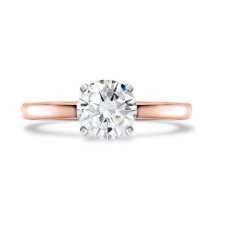  - ARCHAMBO - DIAMOND SOLITAIRE PLAIN RING