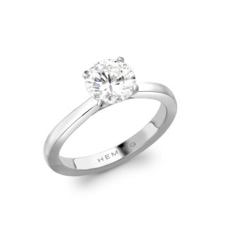  - ARCHAMBO - DIAMOND SOLITAIRE PLAIN RING