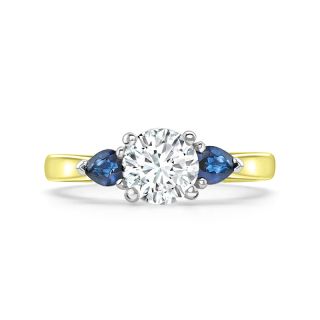 GRAFTON SAPPHIRE - 1745 COLLECTION - GRAFTON SAPPHIRE - DIAMOND SOLITAIRE RING | Heming Diamond Jewellers | London