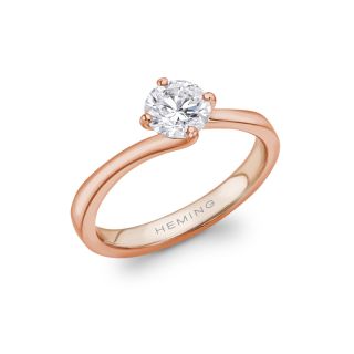 JERMYN - 1745 COLLECTION - JERMYN - DIAMOND SOLITAIRE PLAIN RING | Heming Diamond Jewellers | London