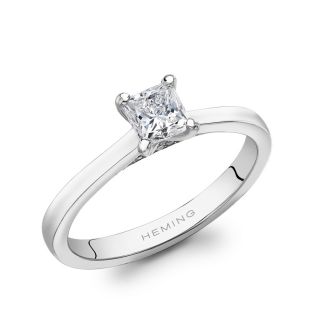 RAMSAY - 1745 COLLECTION - RAMSAY - DIAMOND SOLITAIRE RING | Heming Diamond Jewellers | London