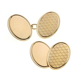 18ct Gold Cufflinks 1.2mm Gauge - 00019416 | Heming Diamond Jewellers | London