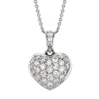 Diamond Heart Shape Pendant