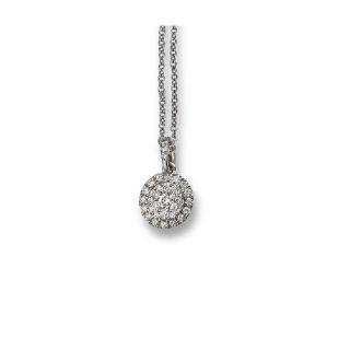 Diamond Cluster Pendant - 00024262 | Heming Diamond Jewellers | London