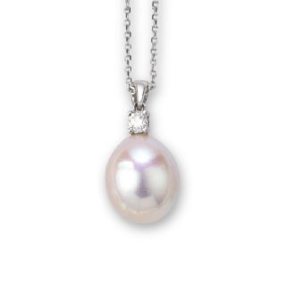 Pearl and Diamond Pendant