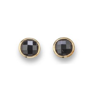 Smoky Quartz Stud Earrings