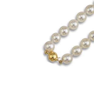 Single strand pearl necklace 8-8.5mm - 01026007 | Heming Diamond Jewellers | London