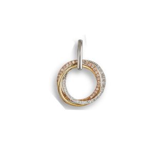 Diamond set circle pendant. - 02023848 | Heming Diamond Jewellers | London