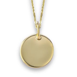 Disc Pendant with Chain