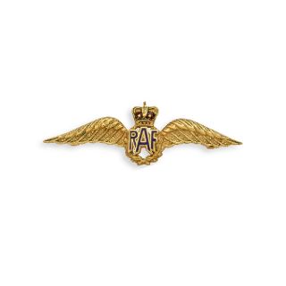 Vintage RAF Wings Brooch