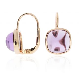Amethyst earrings - 00025032 | Heming Diamond Jewellers | London