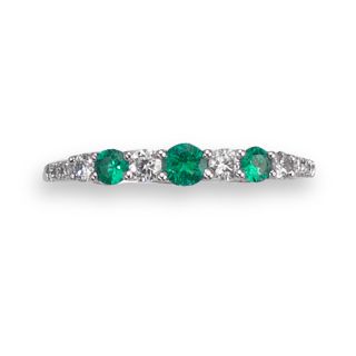 Diamond and Emerald Ring - 00021848 | Heming Diamond Jewellers | London