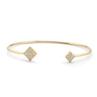 Diamond bangle - 00023059 | Heming Diamond Jewellers | London