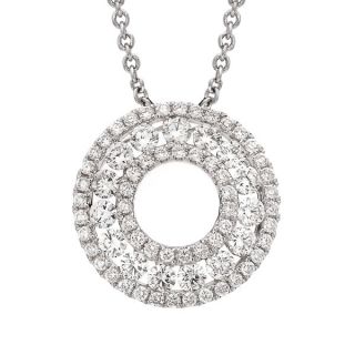 Diamond Circle Pendant - 00019760 | Heming Diamond Jewellers | London