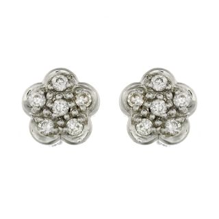 Diamond Cluster Earrings - 00019994 | Heming Diamond Jewellers | London