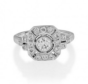 Diamond Cluster Ring - 00022475 | Heming Diamond Jewellers | London