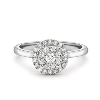 Diamond Cluster Ring - 00022821 | Heming Diamond Jewellers | London