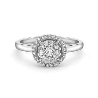 Diamond Cluster Ring - 00022998 | Heming Diamond Jewellers | London