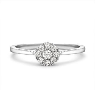 Diamond Cluster Ring - 00023003 | Heming Diamond Jewellers | London