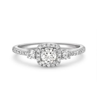 Diamond Cluster Ring - 00023021 | Heming Diamond Jewellers | London