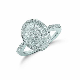 Diamond Dress Ring - 00021470 | Heming Diamond Jewellers | London