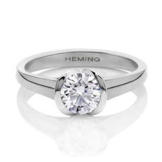 Diamond Solitaire Ring - 00020334 | Heming Diamond Jewellers | London