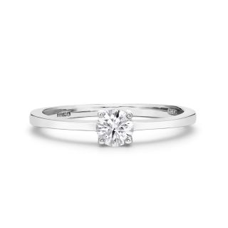 Diamond Solitaire Ring - 00022292 | Heming Diamond Jewellers | London