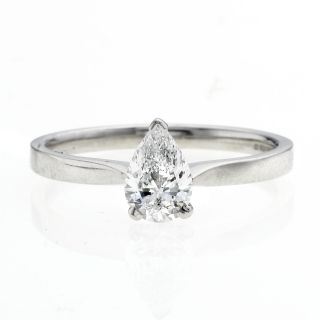 Diamond Solitaire Ring - 01018248 | Heming Diamond Jewellers | London