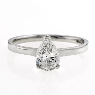 Diamond Solitaire Ring - 01018318 | Heming Diamond Jewellers | London