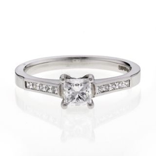 Diamond Solitaire Ring - 01018386 | Heming Diamond Jewellers | London