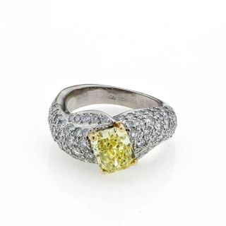 Fancy Yellow Diamond Ring - 01018978 | Heming Diamond Jewellers | London