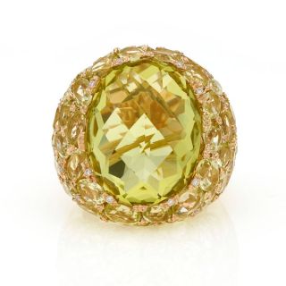 Lemon Quartz Dress Ring - 00020434 | Heming Diamond Jewellers | London