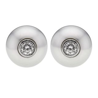 Pearl and Diamond Earrings - 01016990 | Heming Diamond Jewellers | London