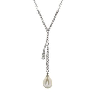 Pearl and Diamond Necklace - 00020687 | Heming Diamond Jewellers | London