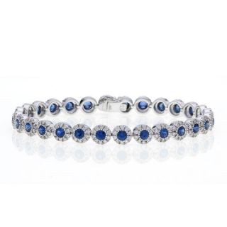 Sapphire and Diamond Bracelet - 01017592 | Heming Diamond Jewellers | London