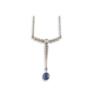 Sapphire pendant - 02023869 | Heming Diamond Jewellers | London