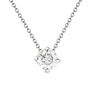 JERMYN PENDANT 1745 COLLECTION - JERMYN DIAMOND SOLITAIRE PENDANT | Heming Diamond Jewellers | London