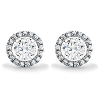 NEPTUNE EARRINGS RADIANCE COLLECTION - NEPTUNE DIAMOND CLUSTER EARRINGS | Heming Diamond Jewellers | London