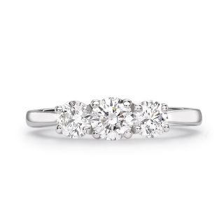 COLERIDGE - TRILOGY COLLECTION - COLERIDGE - THREE STONE DIAMOND RING | Heming Diamond Jewellers | London