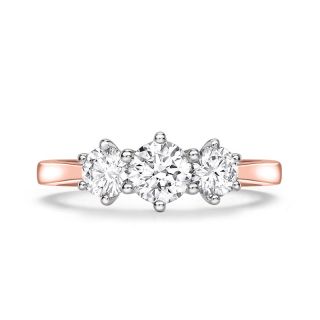 LANIER - TRILOGY COLLECTION - LANIER - THREE STONE DIAMOND RING | Heming Diamond Jewellers | London