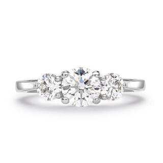 MARLOWE - TRILOGY COLLECTION - MARLOWE - THREE STONE DIAMOND RING | Heming Diamond Jewellers | London