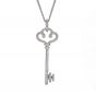 Diamond Key Pendant - 00019278 | Heming Diamond Jewellers | London