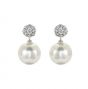 Pearl And Diamond Earrings - 00024716 | Heming Diamond Jewellers | London