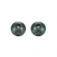 10.5 - 11mm Tahitian Pearl Stud Earrings - 00020074 | Heming Diamond Jewellers | London