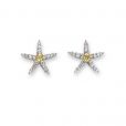 Diamond Starfish Earrings - 02022253 | Heming Diamond Jewellers | London
