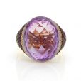 Amethyst & Ruby Dress Ring - 00020433 | Heming Diamond Jewellers | London