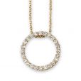 Diamond Circle Pendant - 00024472 | Heming Diamond Jewellers | London
