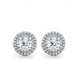 Diamond Cluster Earrings - 01024473 | Heming Diamond Jewellers | London